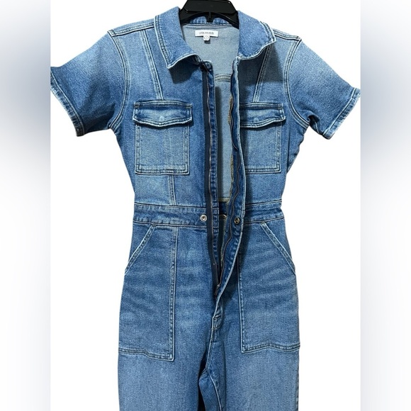 Good American Fit For Success Denim Jumpsuit Size M - Picture 6 of 15